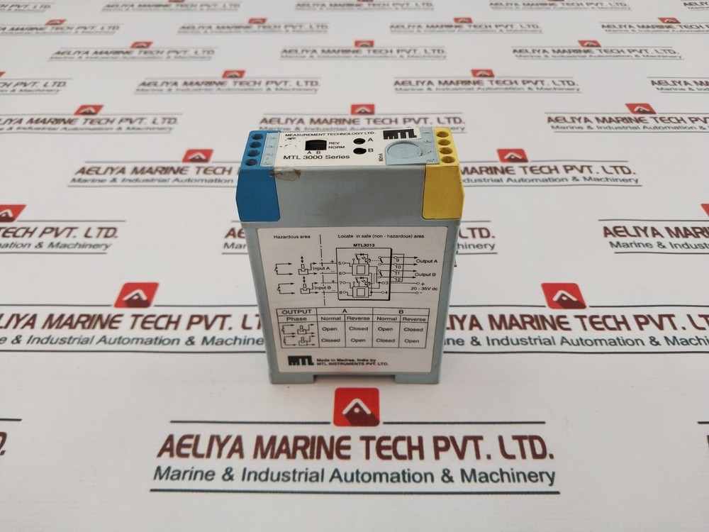 Measurement Technology MTL 3013 2-Channel Switch/Proximity Detector Relay 250V