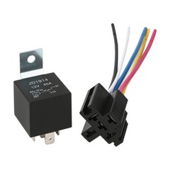 5X Car 12V DC 40A 5Pin Relay Switch Harness Socket Automotive SPDT
