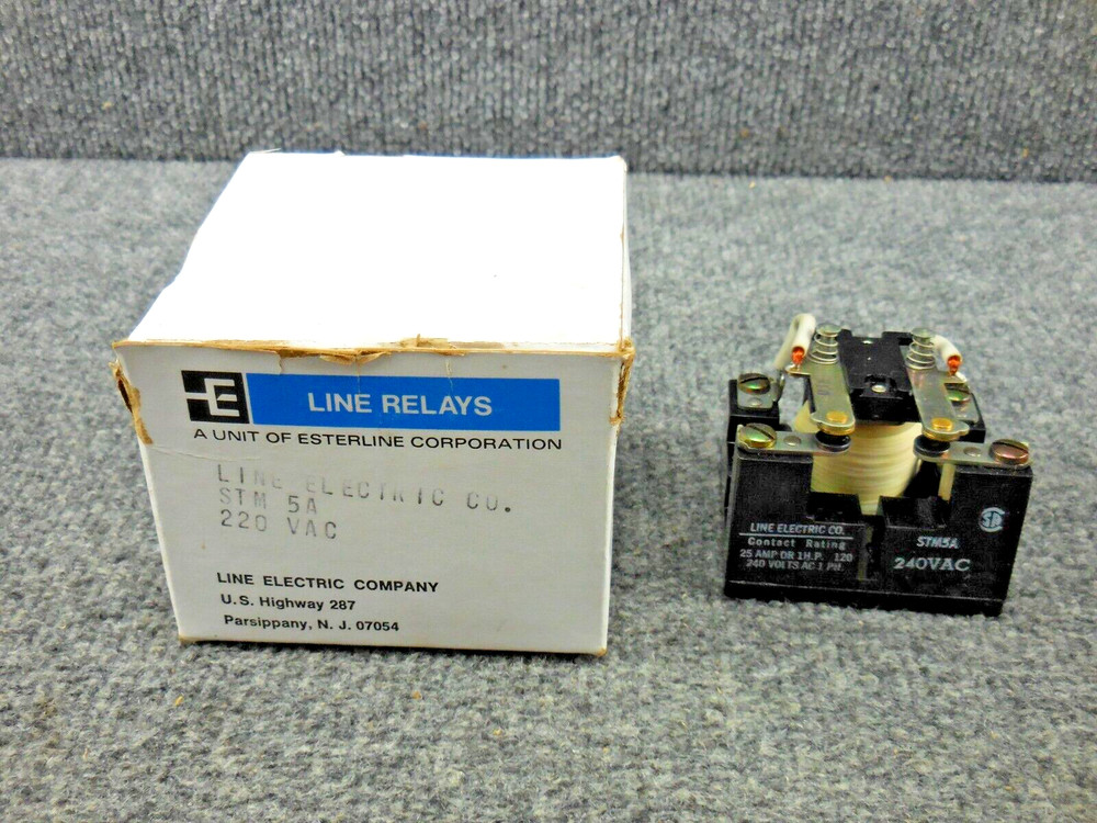 Unused Line Electric Company STM5A Relay