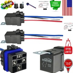 Compact 4-Pin 12VDC Relay Set with Built-in Diode – Excellent for Automotive Use
