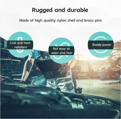 2 Pack 40A Waterproof Relay – Compact 5 Pin Design for Automotive Applications