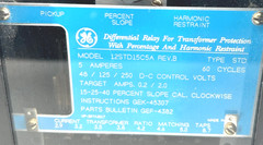 New General Electric 12STD15C5A Differential Relay 5A 48/125/250VDC