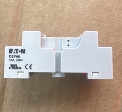 Eaton D2PA6 DIN Rail Relay Socket Base 10A 300V Plug-In Relay