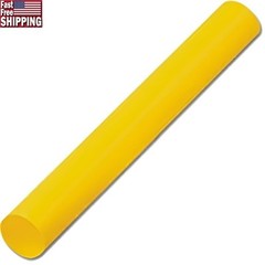 Plastic Relay Batons 6 Pack Lightweight Durable High Visibility Track Equipment