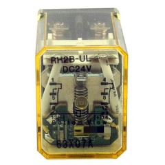 10Pcs RH2B-UL DC24V 24VDC Intermediate Relay 10A 240VAC 8Pins DPDT