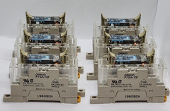Lot of 6 – OMRON P7SA-10F RELAY SOCKET WITH G7SA-3A1B RELAY [1WS3-6]