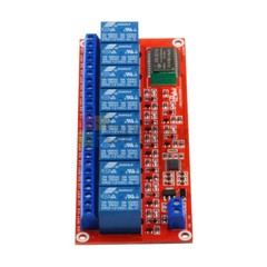 8 Channel Bluetooth Relay Module Bluetooth Mobile Phone Remote Control 5V /12V