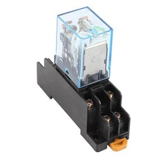 LY2N-J DC 12V Coil Voltage 8Pin DPDT Power Electromagnetic Relay Socket