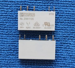10PCS NO.2961105 For Phoenix Contact Power Relay 6A 250VAC 24VDC 5 Pins