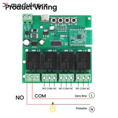 Ewelink AC DC7-32V 2/3/4CH Intelligent Bluetooth WIFI Relay Switch Module New
