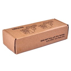 Auto Relay U1914 14AWG Wire Harness 12V DC 30/40A SPDT 5Pin 2 Pack Kit Unit