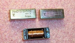 QTY (40) FRL764D12/2AS-02 FUJITSU 12Vdc LOW PROFILE REED RELAYS DPST NOS