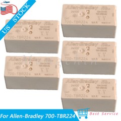 5PCS For Allen-Bradley 700-TBR224 700TBR224 Power Relay 24VDC 8Pins 250VAC 10A