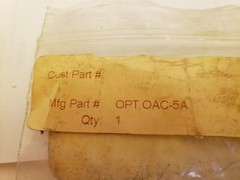 OPTO 22 OPT OAC5A AC POWER OUTPUT, 240VAC 1.5A, NIB