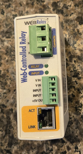 Control By web W-wr-1R12 1 input and one relay logic contoller