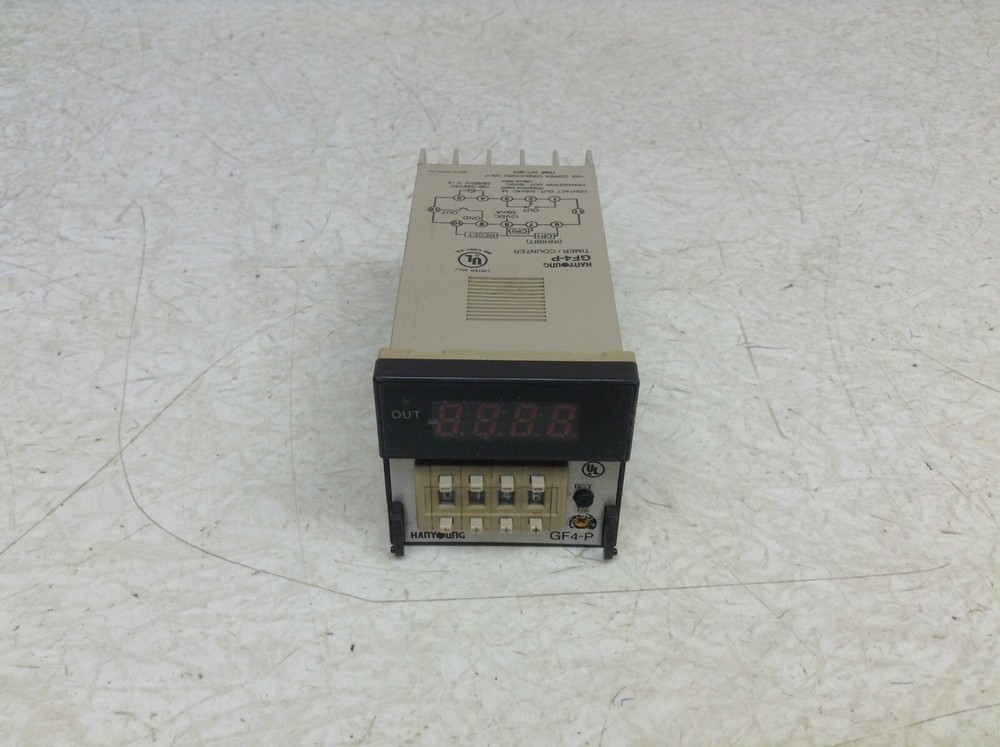 Hanyoung GF4-P41N Electronic Digital Timer/Counter 100-240 VAC GF4P41N (TB)