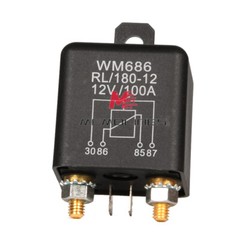 1-10PCS 12/24V 100/200A 4Pin Automotive Relay Normally Open Switch Relay For Car