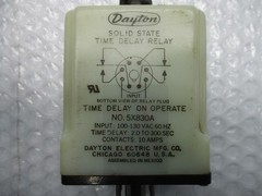 DAYTON 5X830A RELAY 130VAC UNMP