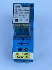 FINDER – 55.34.9.024.0090 – 24V DC Relay Type 94.04