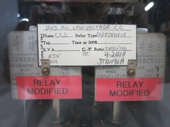 GE 12PJV11F1R Instantaneous Voltage Relay Type PJV General Electric 12PJV11FIR