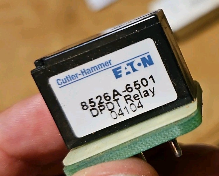 Cutler Hammer 8526A-6501 Output Device Relay. NEW