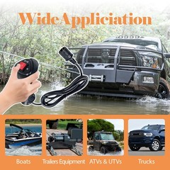 12V 500A Winch Solenoid Contactor Relay with Box and Winch Hand Control Kit