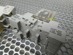 Tele MR460-024 Relays 24V 5A/250V W/ Square D 8501-NR45 Relay Bases (Lot of 2)