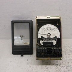 Westinghouse 280C209G01 Two-Stator Watthour Meter Type D4B-2FM 120V 3W Class 20