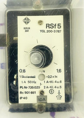 EAW RSf5 Adjustable Current Relay TGL 200-3787 1A