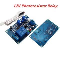 12V Light Detect Sensor Photoresistor Relay With Timmer Light Control Module
