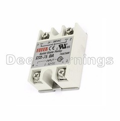 NEW 24V-380V 75A 250V SSR-75 DA Solid State Relay Module 3-32V DC To AC