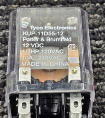 (QTY 5) Tyco Electronics KUP-11D55-12 POWER RELAY 12VDC, 10A 240VAC 1/3HP