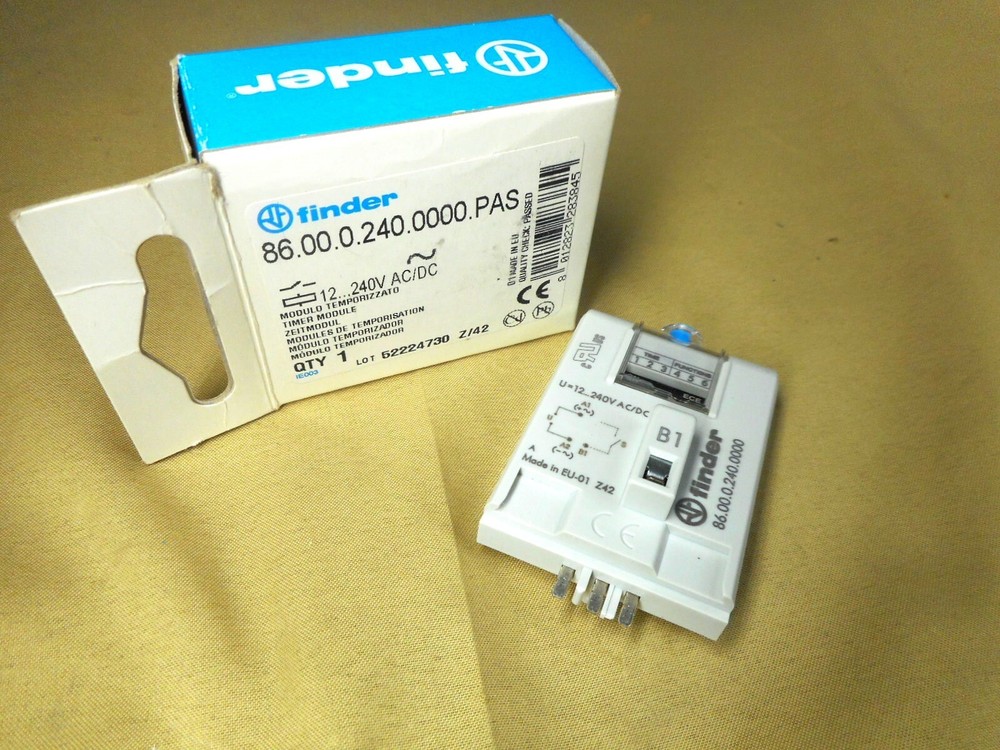 Finder Relay 86.00.0.240.0000 multi-function timer relay (NIB)