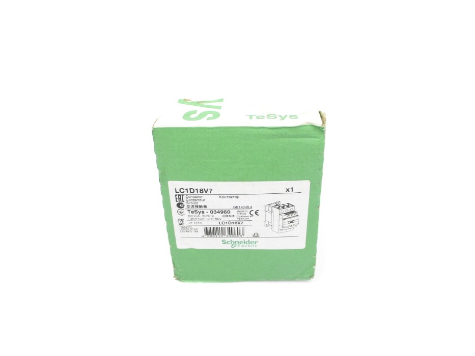 SCHNEIDER ELECTRIC LC1D18V7 220/440V NSFS