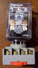 MAGNACRAFT W250ACPX-9 GENERAL PURPOSE RELAY NEW + MORE ALL NEW BUTTON USED
