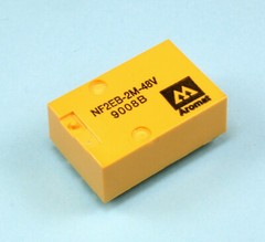 Aromat Relay, DPDT-MBB, 2A 48v 9 Pins; NF2EB-2M-48V; 30.2mm X 20mm X 11.1 mm