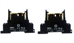 2Set RF1V-2A2BL-D24 24VDC with SF1V-4-07L 6A 277VAC Safety Relay