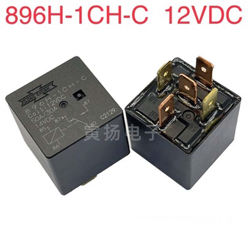 10pcs New 896H-1CH-C 12VDC Song Chuan Power Relay 5Pins