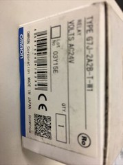 NEW in Box OMRON G7J-2A2B-T-W1-AC24 Enclosed Power Relay,10Pin,24VAC