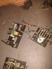 Transformers, relays, circuit connectors drop connectors