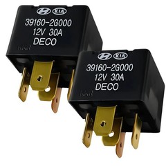 2PCS 30A 12VDC 5-Pin SPDT Automotive Relay – Fix Fuel Pump, AC Compressor Errors