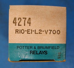POTTER & BRUMFIELD 4274 RELAY R 10-E1-L2-V700