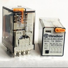 Finder General Purpose Relay 24V AC 7A 4PDT Plug-In MPN 55.34.8.024.0040