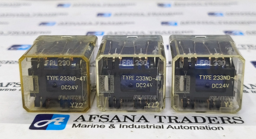 LOT OF 3X FUJITSU FRL230 RELAY 233ND-4T 24VDC
