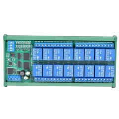16 channel power supply for relay for ModbusR4D3B16R with DIN rail box