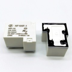 10PCS HONGFA HF105F-1-005D-1HS 5VDC Power Relay 30A 240VAC 4Pins