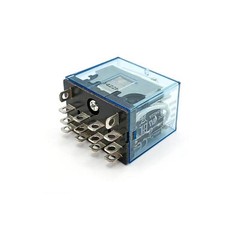 US Stock 12A LY4NJ JQX-13 HH64P 24V DC Coil Silver Contact Power Relay + Socket