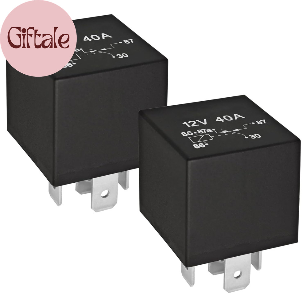 4RD93168001 007903001 RY116 12V 40A Relay (Pack of 2), JD1914 5 Pin SPST Automot