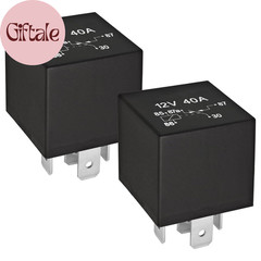 4RD93168001 007903001 RY116 12V 40A Relay (Pack of 2), JD1914 5 Pin SPST Automot