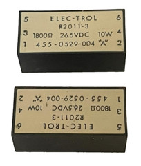 Elec-Trol R2011-3=1800 Ohms 26.5VDC 10W Reed Relay (Lot of 2)